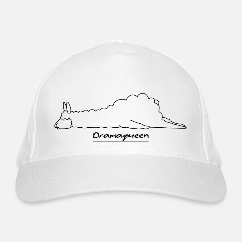 Faules Alpaka Dramaqueen Design Bio-Baseballkappe