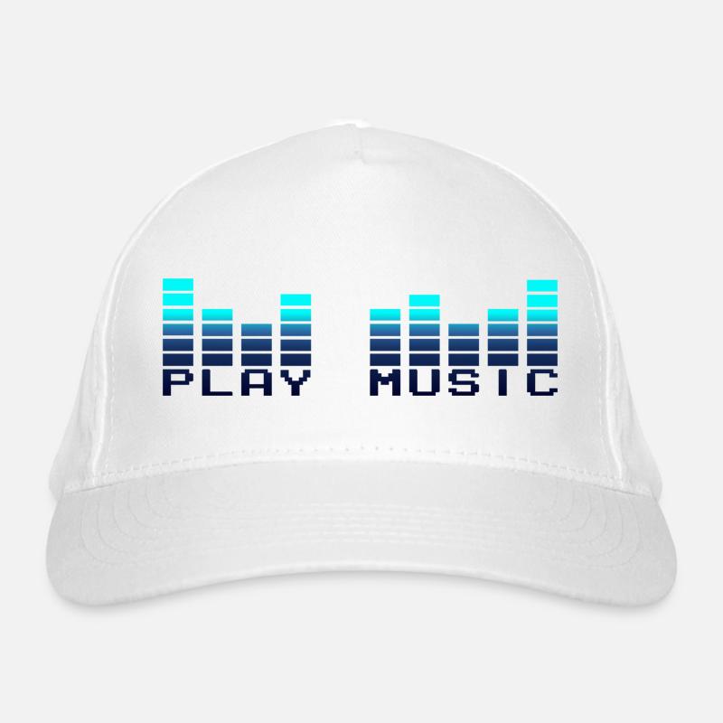 play music Organic Baseball Cap