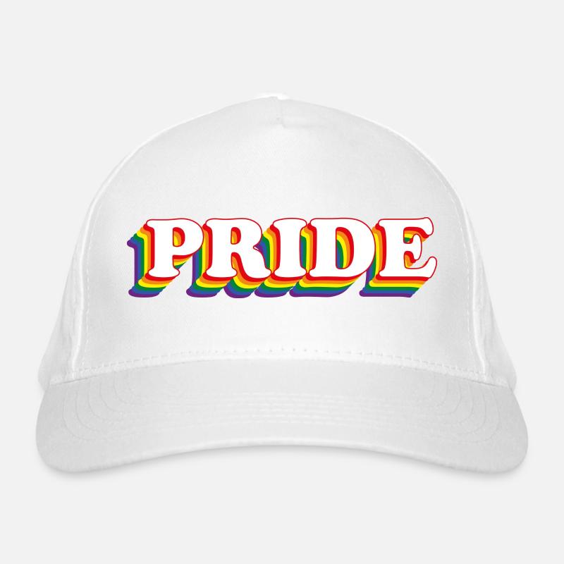 PRIDE aux couleurs de l’arc-en-ciel LGBT Casquette classique bio