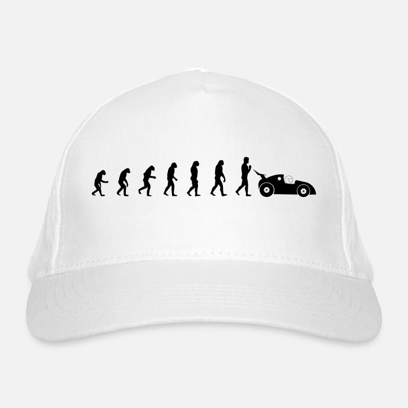 evolution of racing / Evolution Rennfahrer Design Bio-Baseballkappe