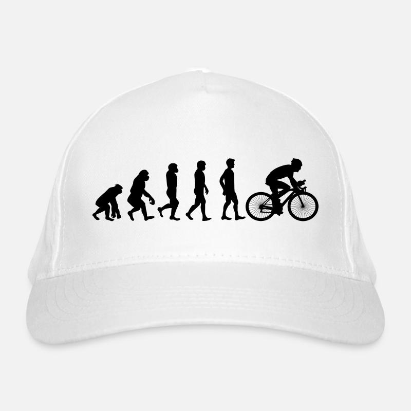 Bike Evolution black Organic Baseball Cap