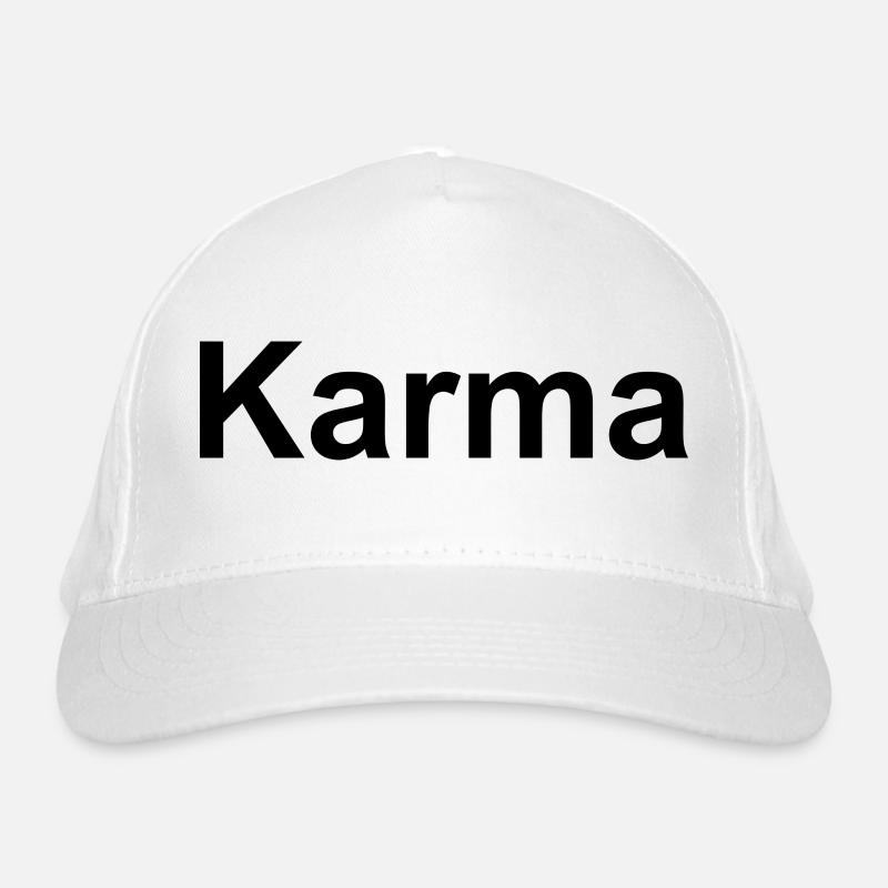 Karma Noir Casquette classique bio