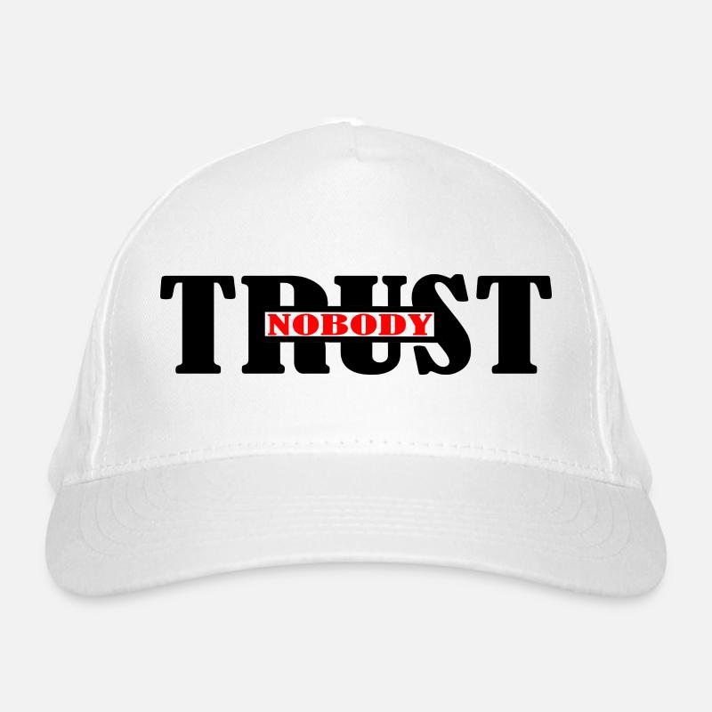 Ne faites confiance à personne Casquette classique bio