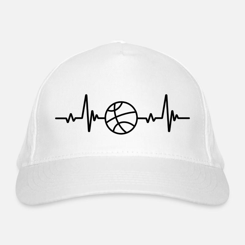 Basketball Herzfrequenz Bio-Baseballkappe