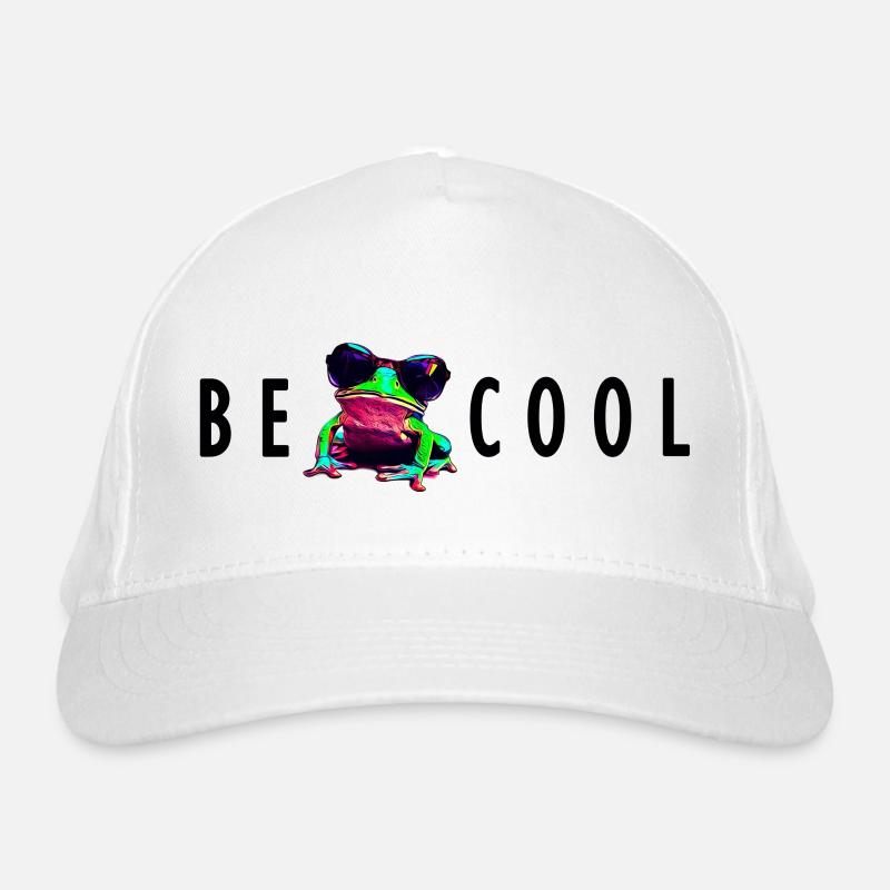 frog be cool Bio-Baseballkappe