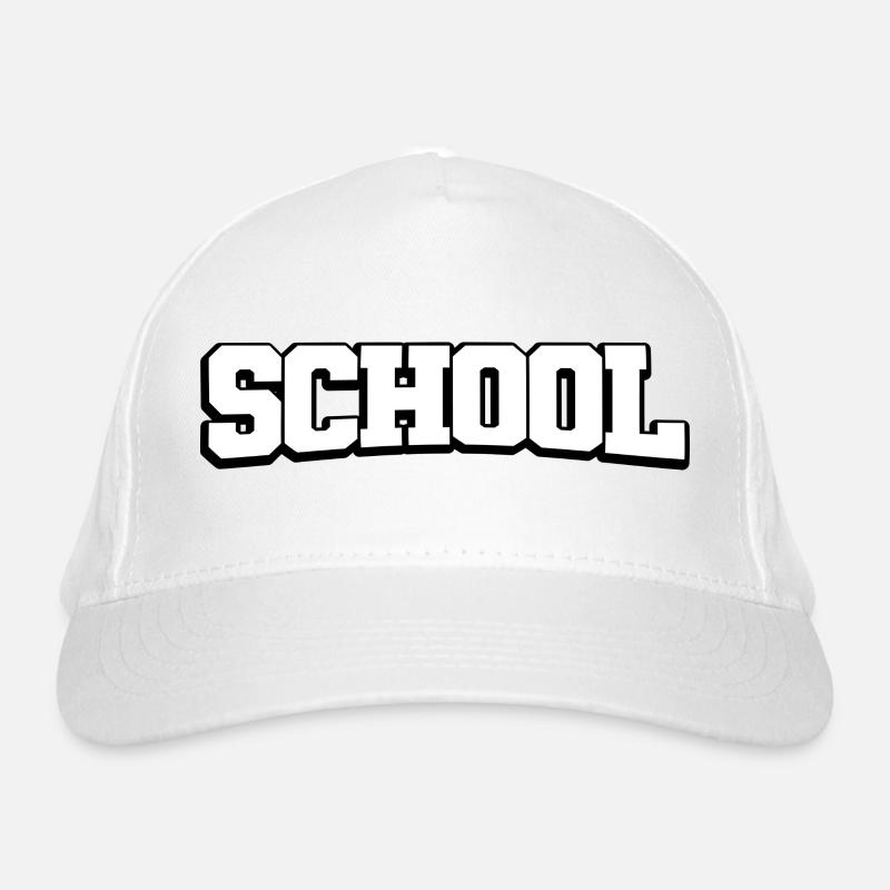 School - The School Design in Highschool Design Organic Baseball Cap