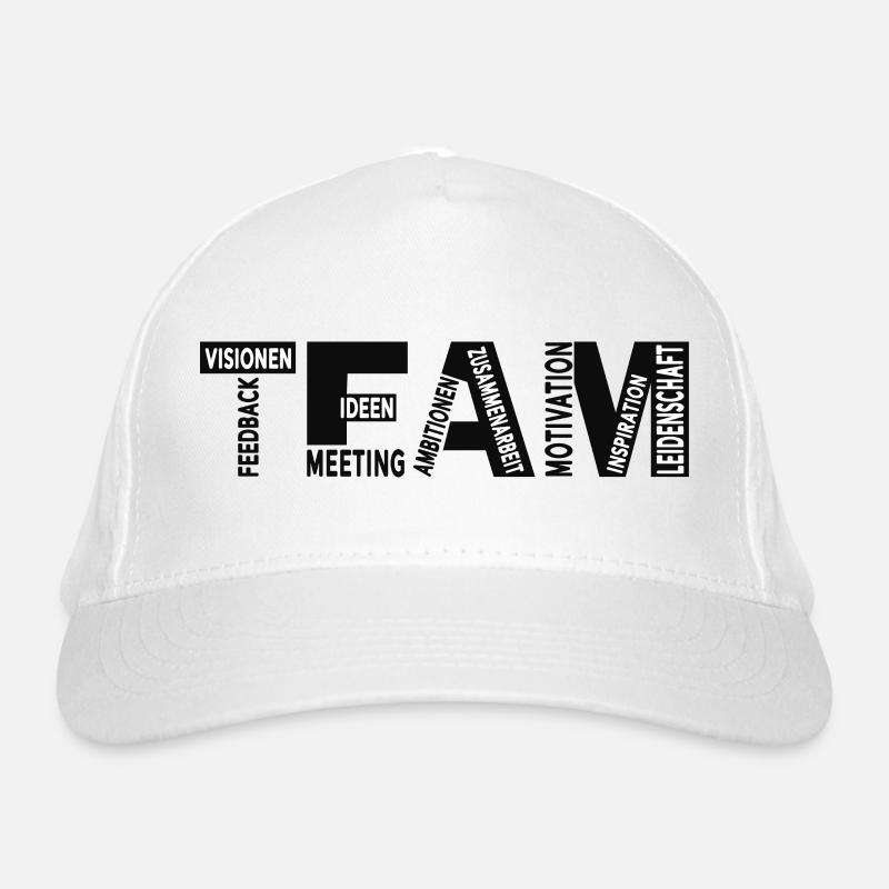 Team Teamwork Leitsprüche Motivation Bio-Baseballkappe