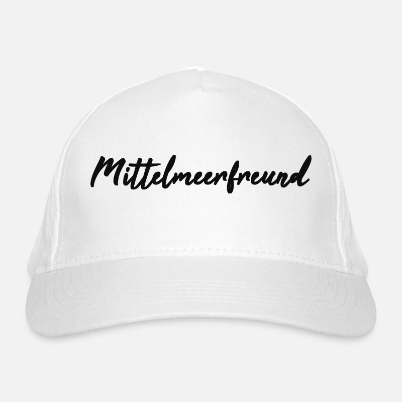 Vacances: Mer, Plage, Méditerranée, Eau Casquette classique bio