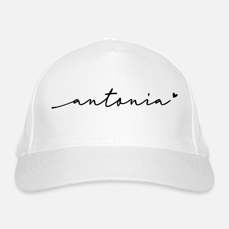 Antonia Nom cursif Casquette classique bio