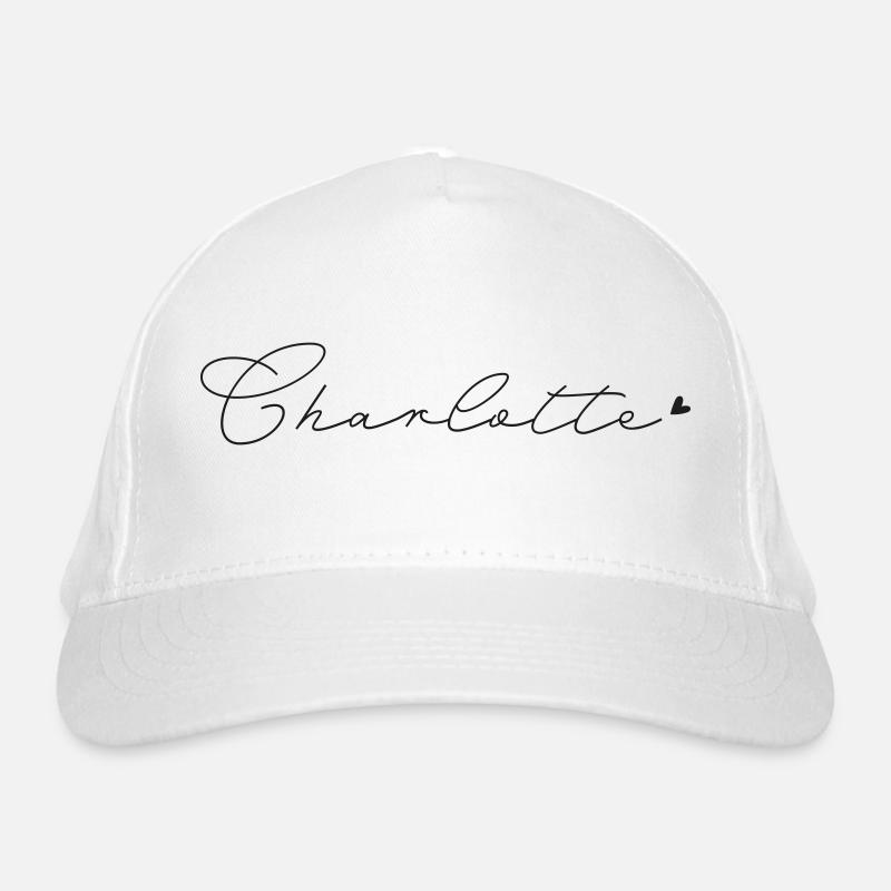 Name Charlotte Bio-Baseballkappe