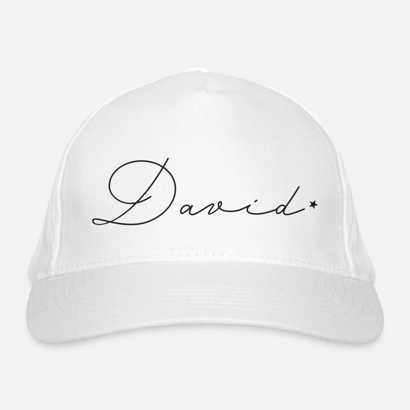 Name David Bio-Baseballkappe