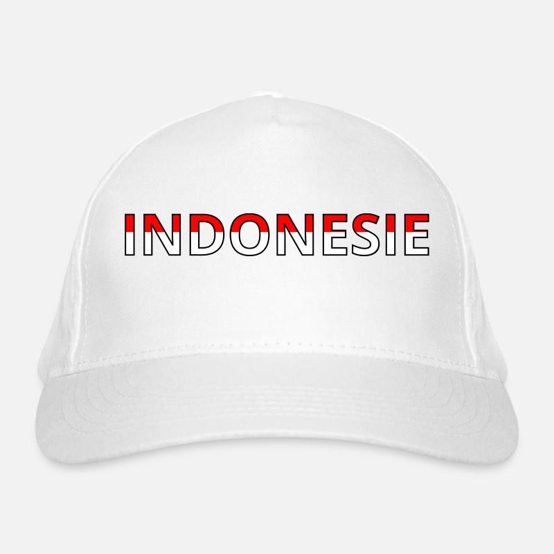 Drapeau Indonésie Casquette classique bio