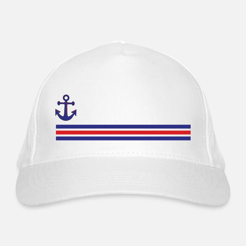 Matrosen-Anker Bio-Baseballkappe