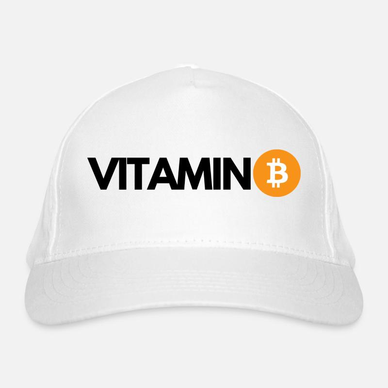 Krypto VITAMIN B Bitcoin BTC Bio-Baseballkappe