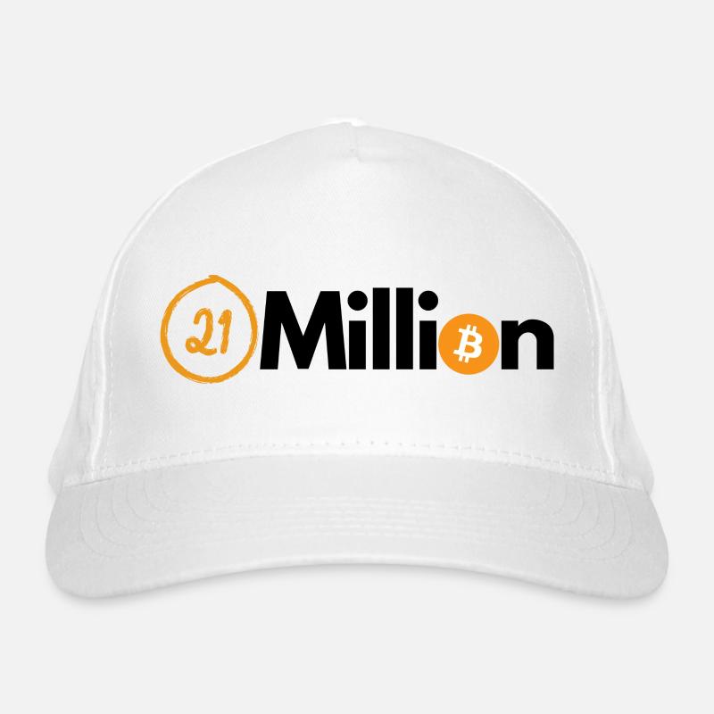 Krypto 21 Million BTC Bitcoin Bio-Baseballkappe