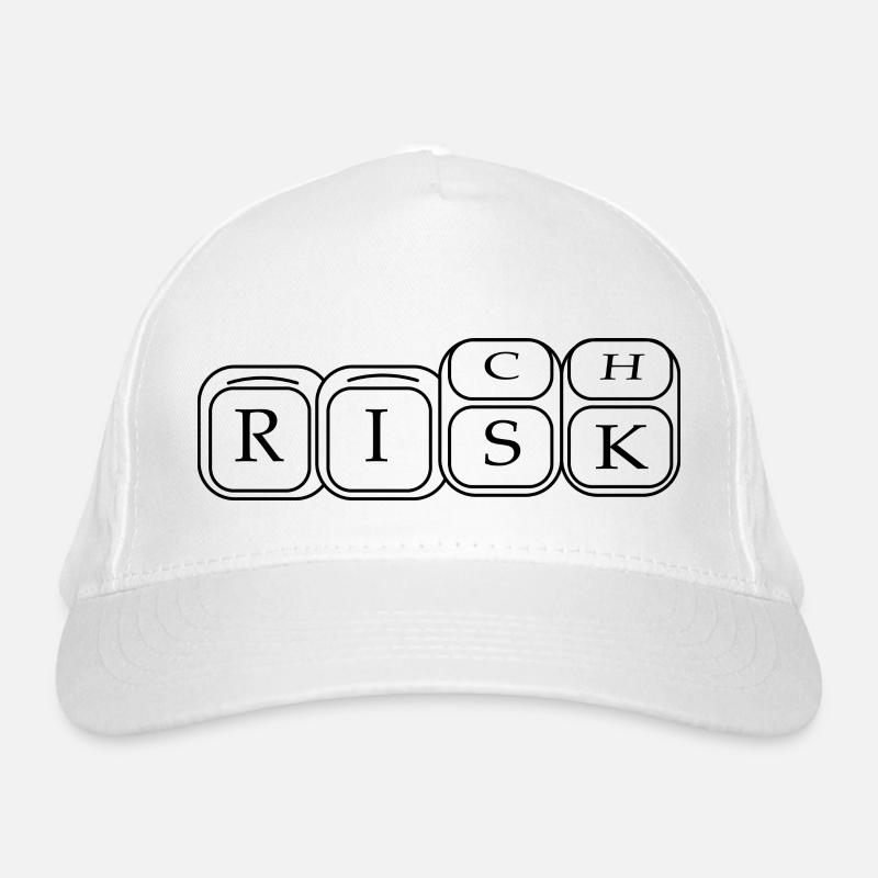 Würfelreich und Risiko Bio-Baseballkappe