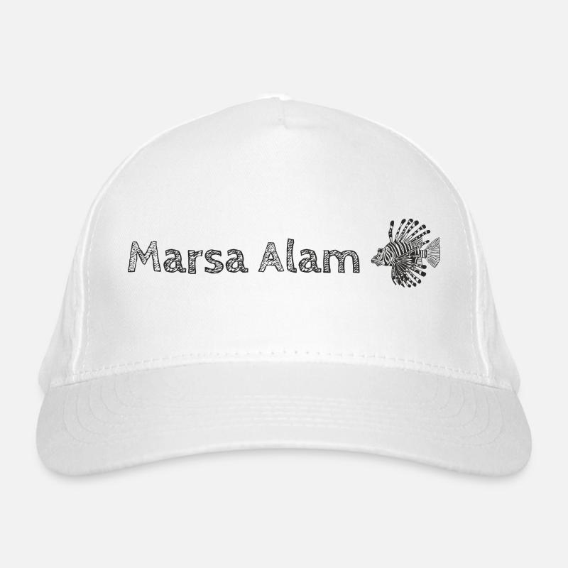 Marsa Alam - Ägypten - mit Feuerfisch - Bio-Baseballkappe - Weiß