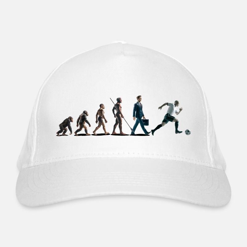 Evolution Fussball Zeichenfläche 1 Bio-Baseballkappe