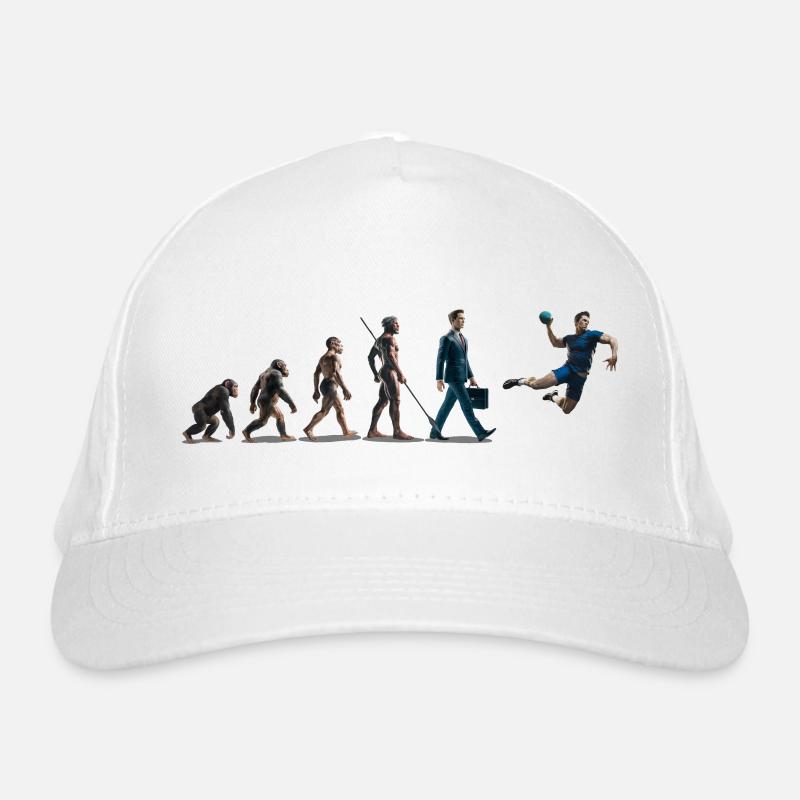Evolution Handball 06 2024 Zeichenfläche 1 Bio-Baseballkappe