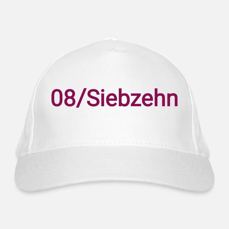 08/ Siebzehn Bio-Baseballkappe