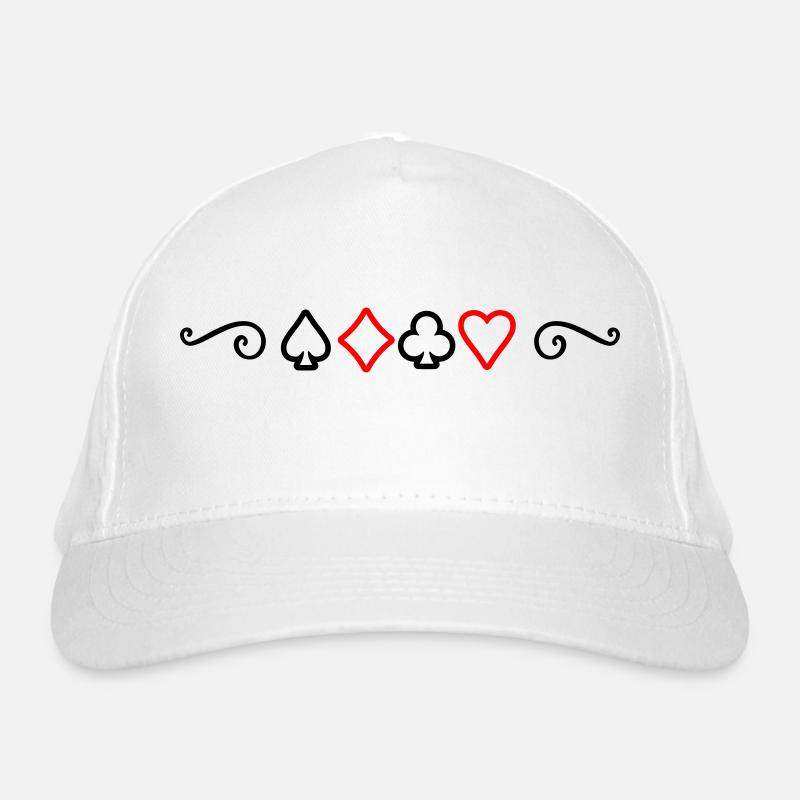 Poker Symbol Organic Baseball Cap