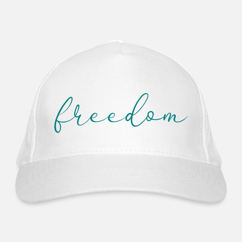 liberté - Casquette classique bio - blanc