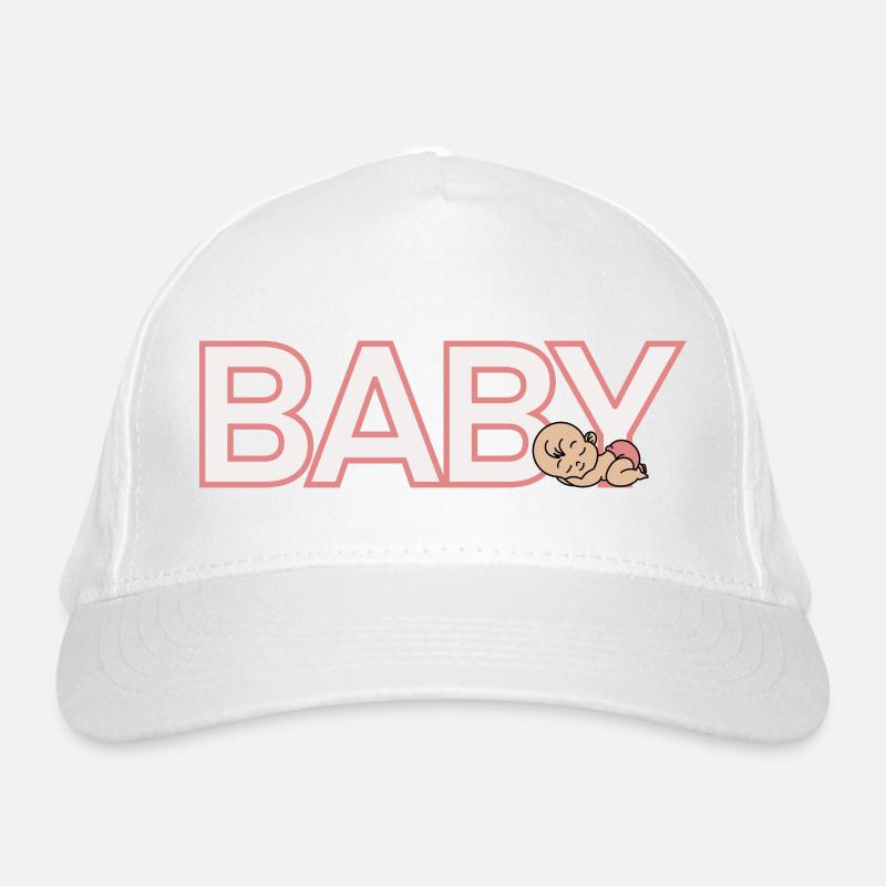 Baby Mädchen Bio-Baseballkappe
