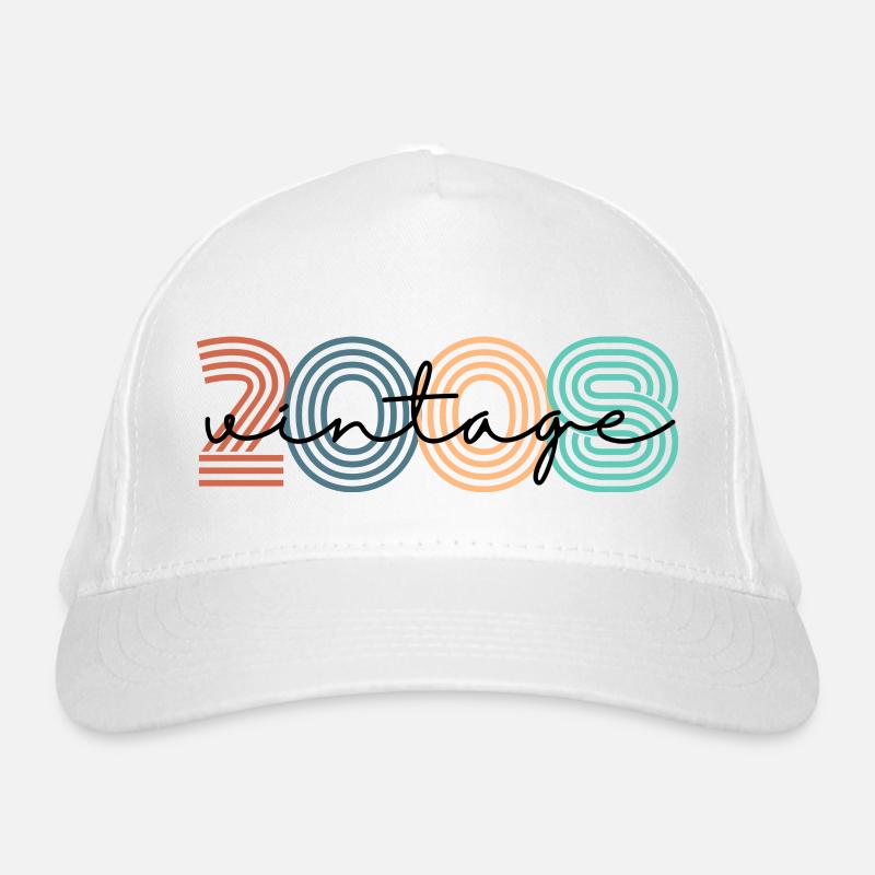 2008 Vintage Retro Organic Baseball Cap