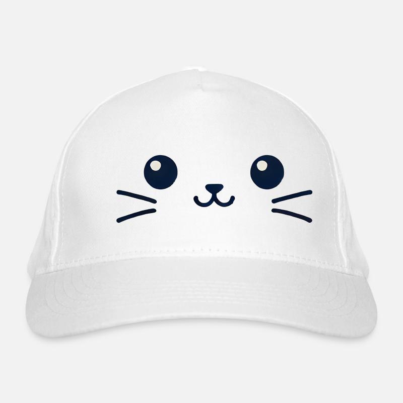Chat Mystère: Minimalisme Élégant Casquette classique bio