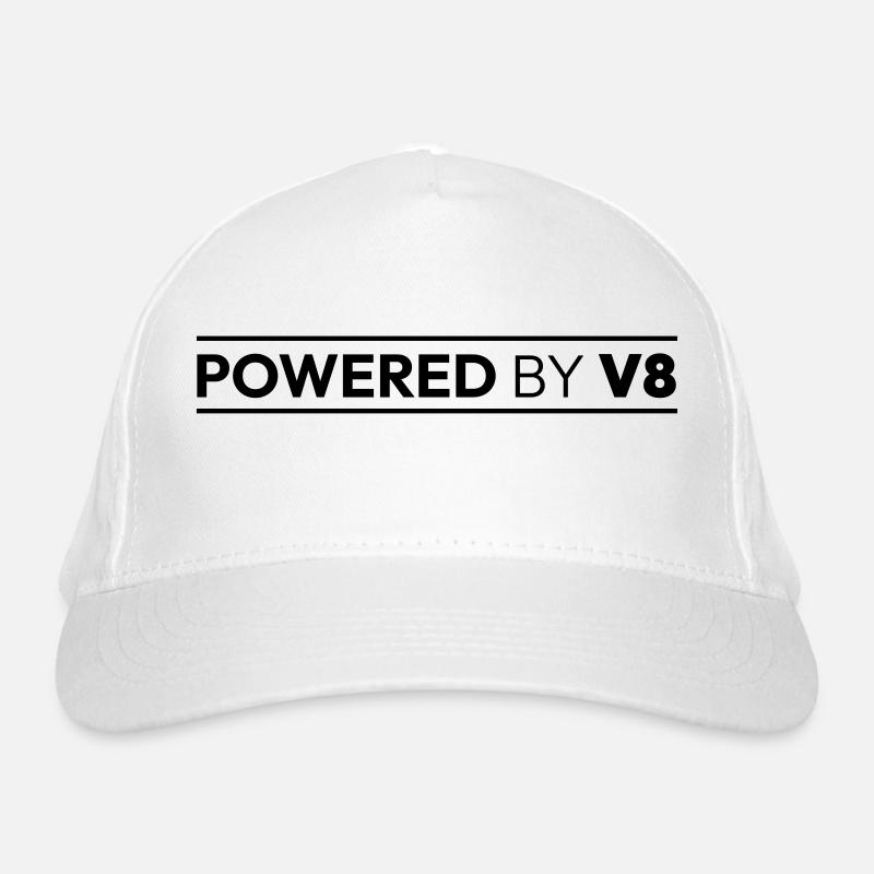 Powered by V8 Bio-Baseballkappe
