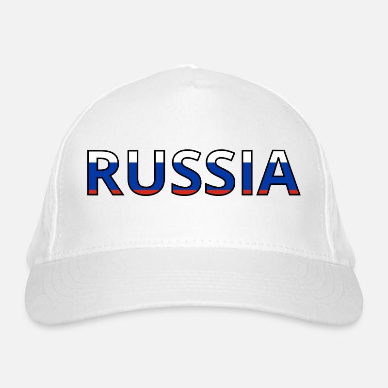 Drapeau Russia Casquette classique bio