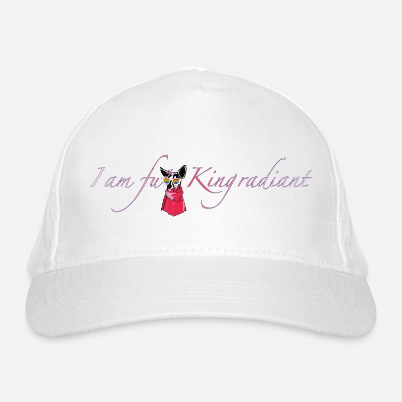 I am fu * King radiant Organic Baseball Cap