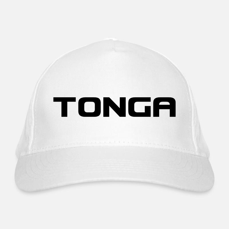 Tonga Logo - Pacific - Polynesien - Südsee Bio-Baseballkappe