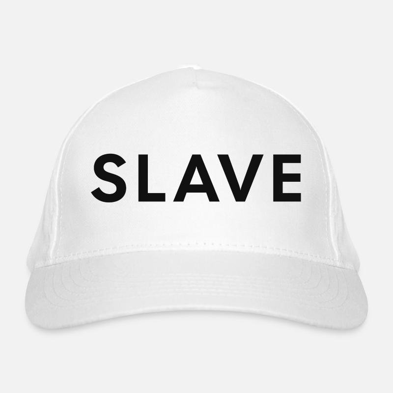 Bold “SLAVE” Typography – Submissive Pride Organic Baseball Cap