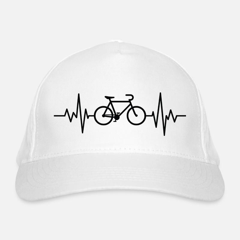 Fréquence Cardiaque Vélo Cycliste Casquette classique bio
