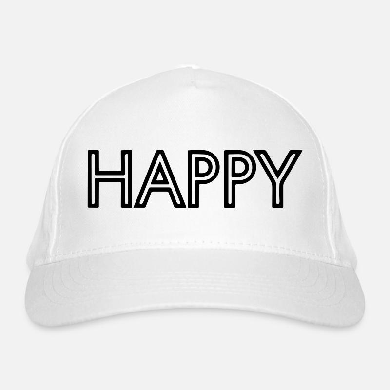 happy Organic Baseball Cap