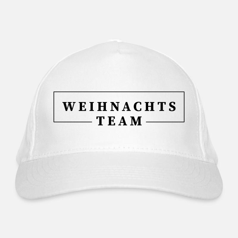 Weihnachts Team Bio-Baseballkappe