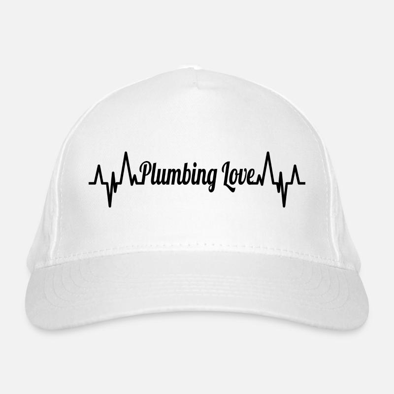 Plumber Heart Line Organic Baseball Cap