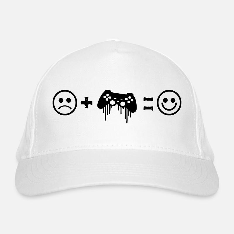 Gaming makes you happy Organic Baseball Cap