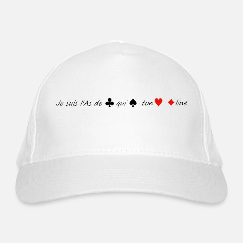 L'as de trèfle... Casquette classique bio