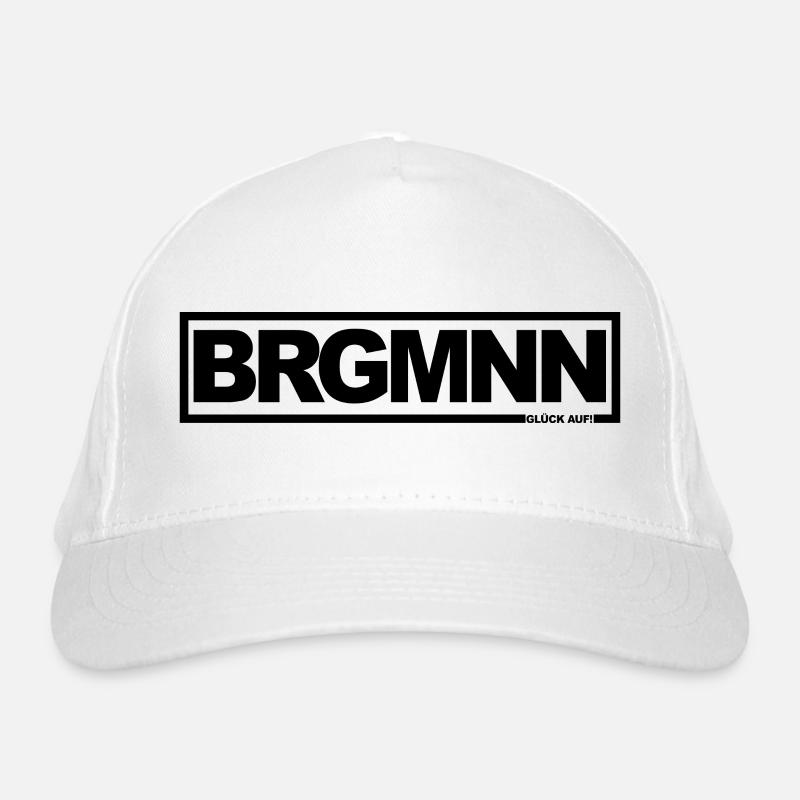 BRGMNN - Miner - Organic Baseball Cap - white