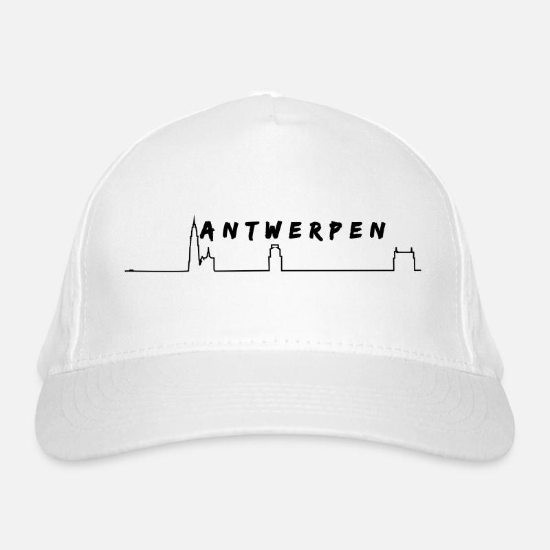 Antwerp Skyline Organic Baseball Cap