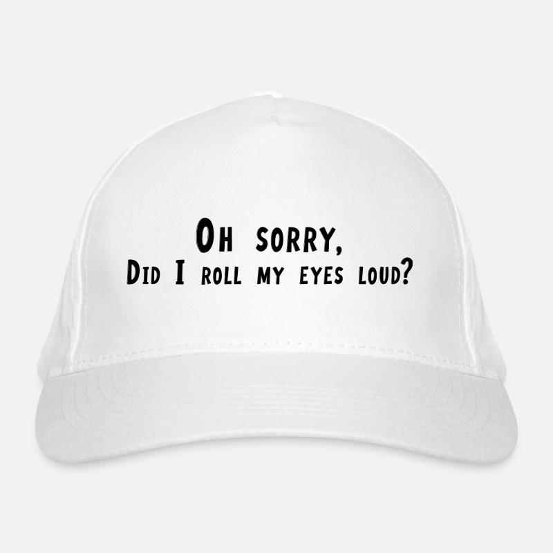 Eye roll Bio-Baseballkappe