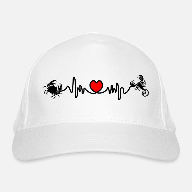 Fréquence cardiaque cardio Cancer Scorpion Casquette classique bio