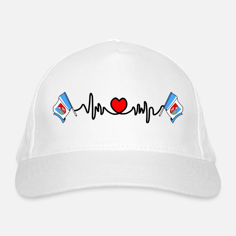Heart rate cardio Subcarpathia Organic Baseball Cap