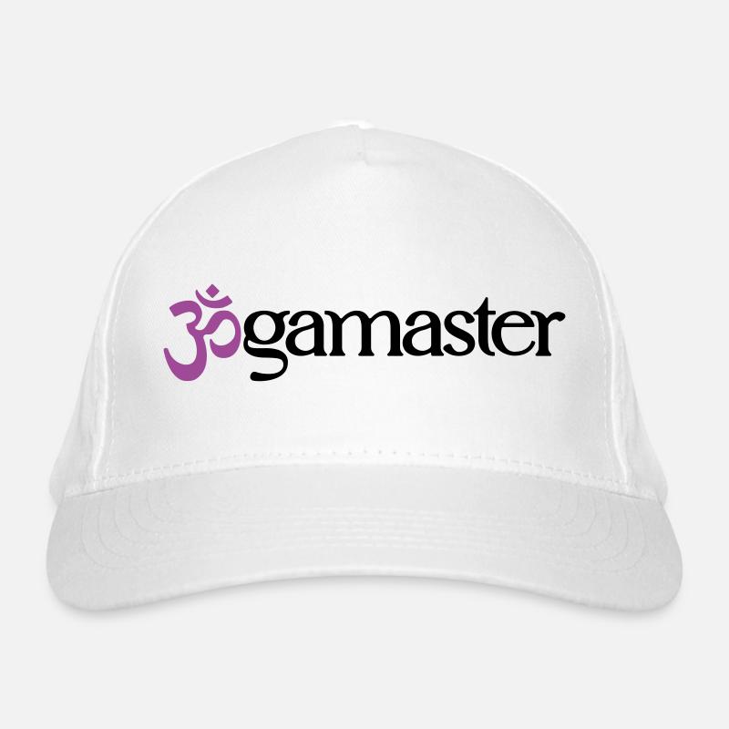 Jogamaster - Typografisches OM (3-Farbig) Bio-Baseballkappe