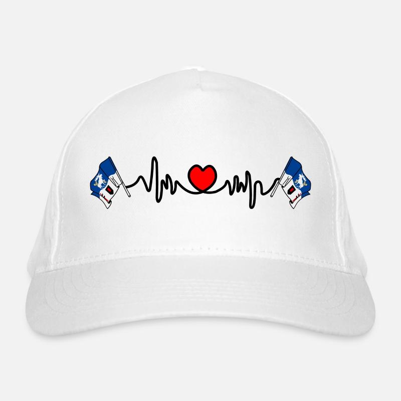 Jämtland Herzfrequenz-Design Bio-Baseballkappe