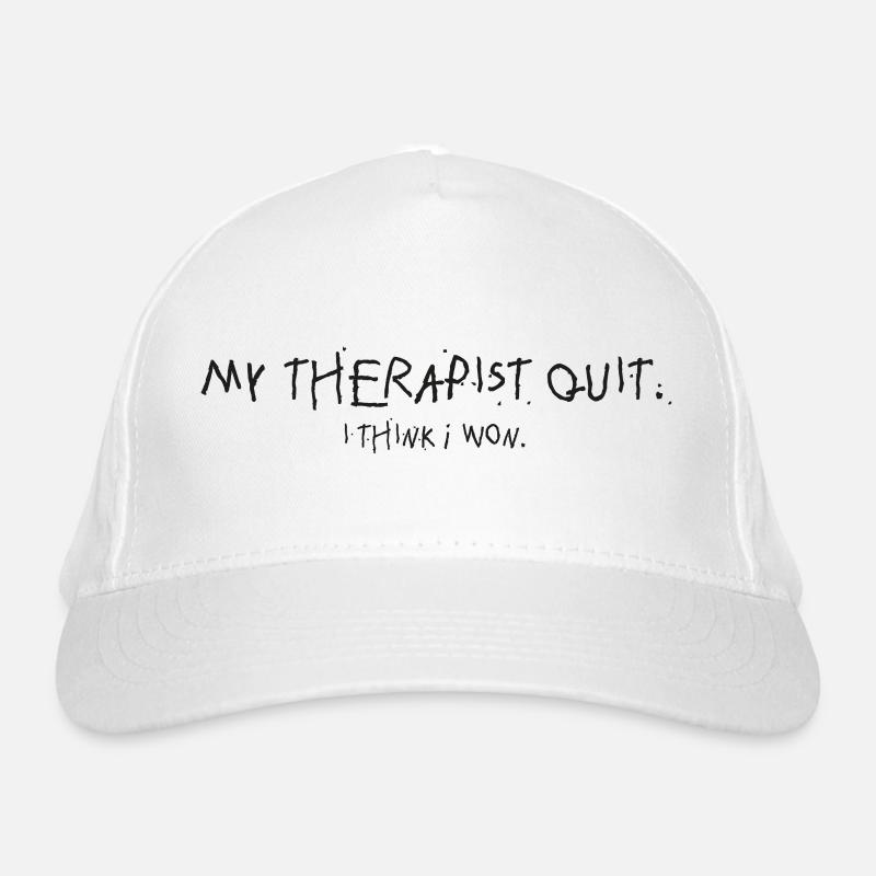 Therapy out: I think I won Organic Baseball Cap