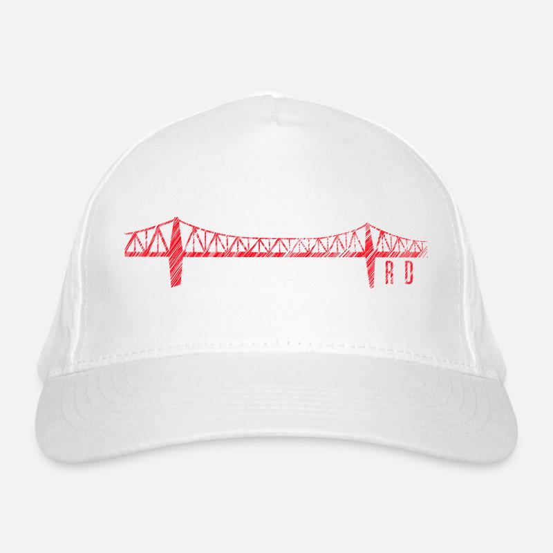 Rendsburger Hochbrücke Scribble Design – RD Skylin Bio-Baseballkappe