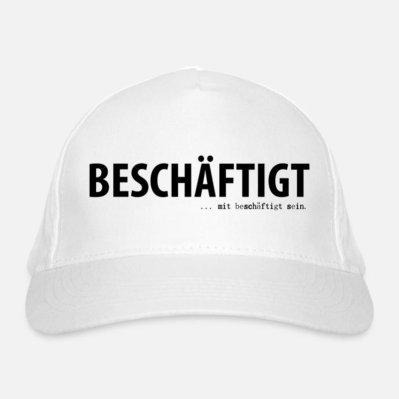 Beschäftigt... mit beschäftigt sein Bio-Baseballkappe